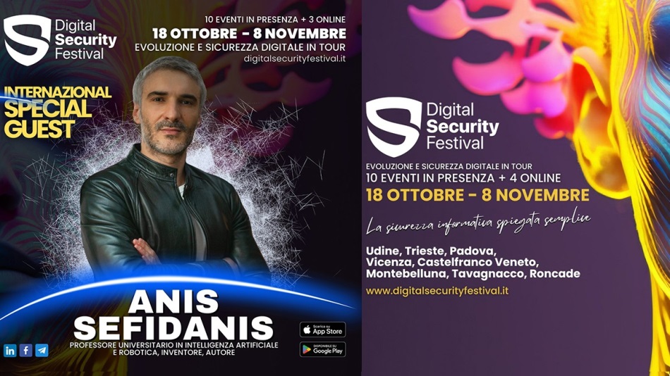 Проф. д-р Анис Сефиданис ќе биде специјален гостин на Digital Security Festival во Италија
