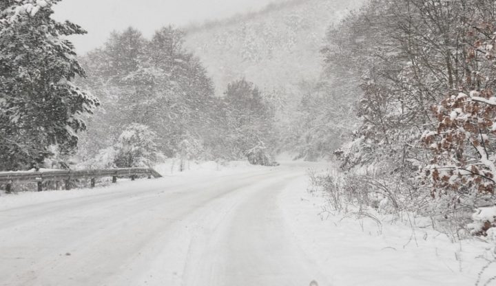 АМСМ: Забрана за товарни возила на патот Маврово-Дебар поради обилни врнежи од снег