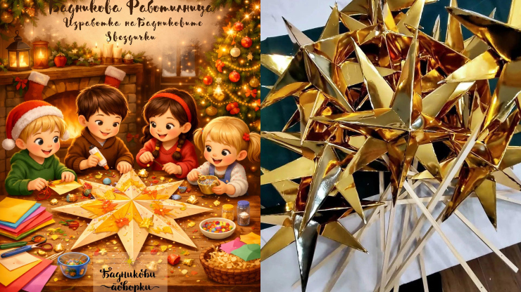 Утре работилница за изработка на ѕвездите за Бадниковата поворка