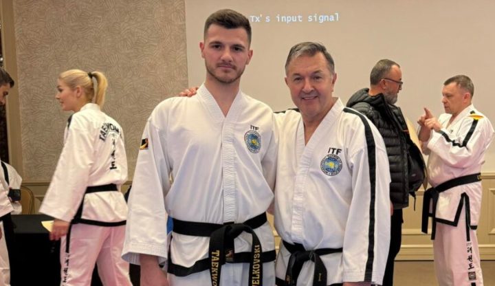 Давид Велковски дел од Европскиот семинар за врвни Таеквон-До судии
