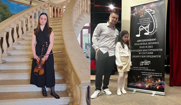 Антица Николоска и Исидора Кочовска од ОМУ „Методи Патче“ со први наградии на фестивалот „Сергеј Михајлов“