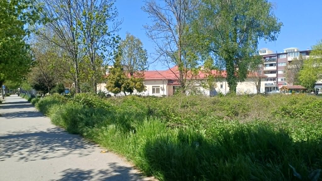 Граѓаните апелираат да се искоси и уреди зелениот појас на поранешното игралиште кај Историскиот архив (Фото)