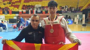 Ненад Целески од Таеквондо клубот „Хваранг Фист“ освои сребро на меѓународниот турнир „Скопје Опен“ 2026