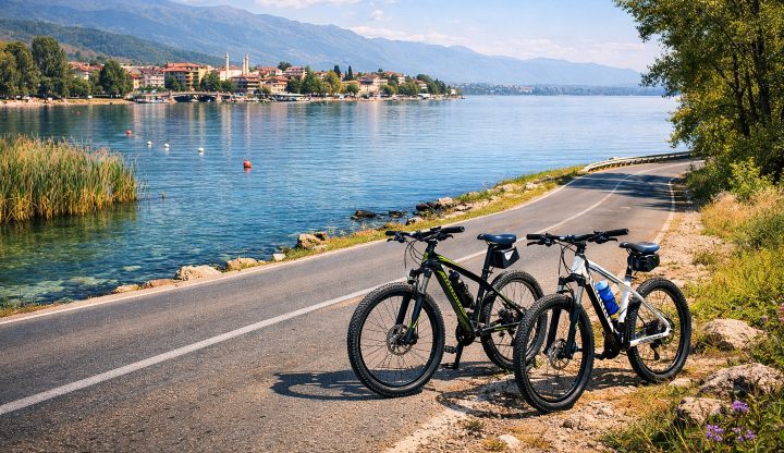 Велосипедска тура околу Охридското Езеро по повод Денот на Европа