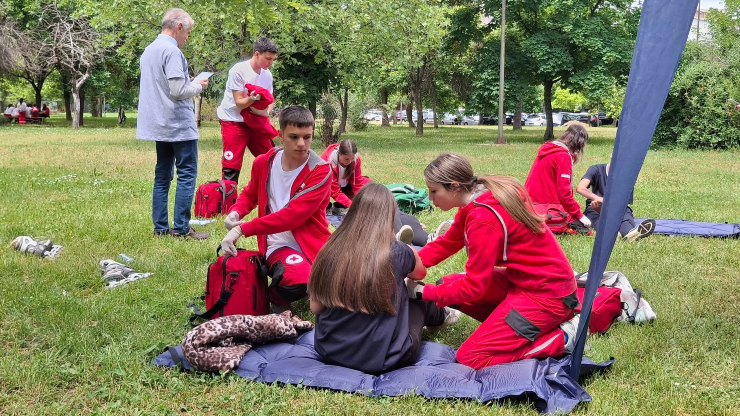 Второ место за тимот на Црвен крст Охрид на Регионален натпревар по прва помош