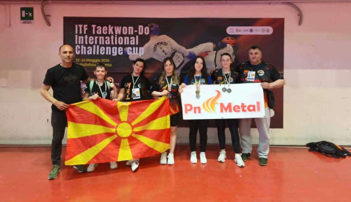 5 златни, 2 сребрени и 1 бронзен медал за теквондистите на МТТФ на „Barletta Challenge 2026” во Италија
