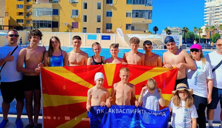 Второ место и подобрени лични рекорди за пливачите од „Акваспирит“ на „Теута Куп 2026“ во Драч