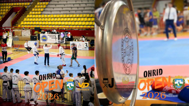 Успешно заврши 6. Меѓународен таеквондо ИТФ натпревар „Ohrid Open 2026“, македонските клубови освоија вкупно 42 медали